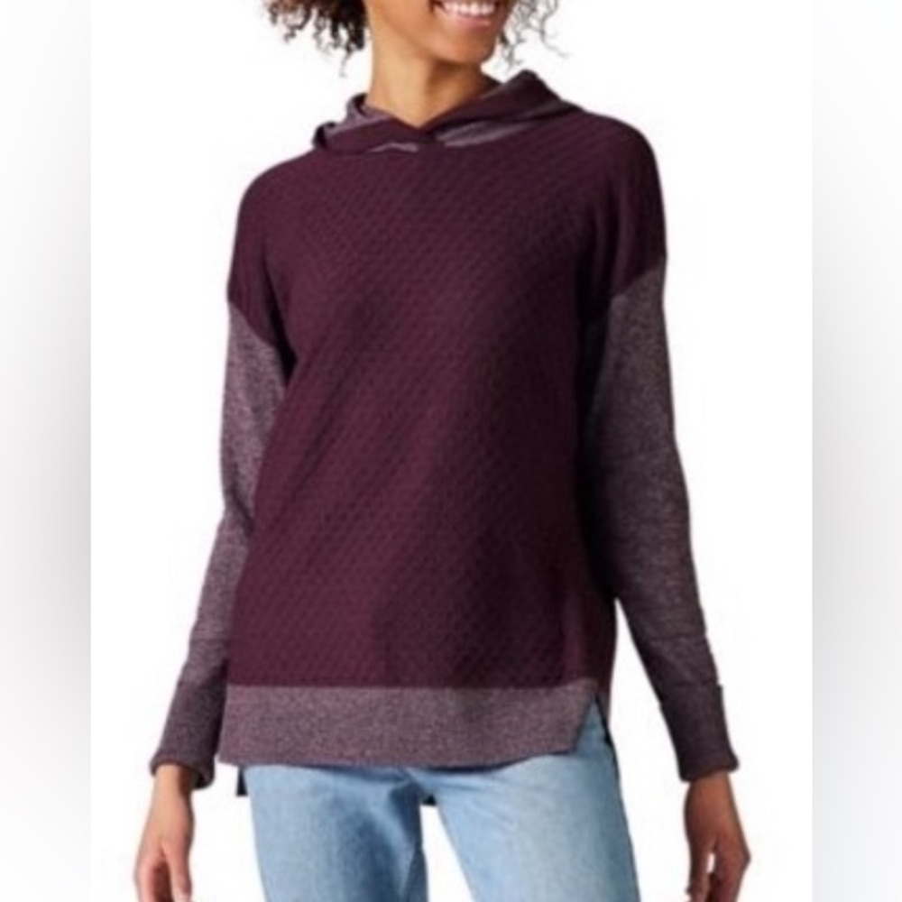 Smartwool Women’s Shadow Pine Hoodie Sweater Purple Medium